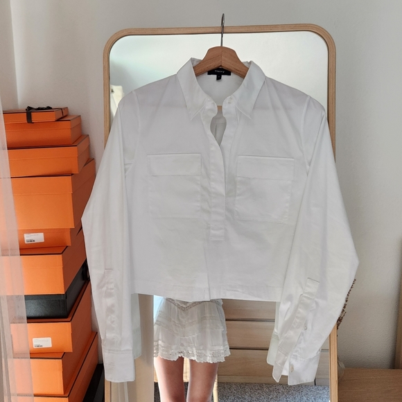 Theory cropped shirt - Picture 2 of 10
